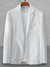 Linnen Blazer voor Heren – Lichtgewicht, Ademend en Stijlvol Voorjaar Essentials | Wit