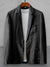 Linnen Blazer voor Heren – Lichtgewicht, Ademend en Stijlvol Voorjaar Essentials | Zwart