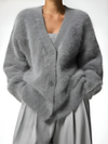 Losvallend damesvest | Winter | Donkergrijs
