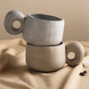 Elegante Steingut-Tasse - Für warme Getränke und mehr