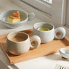 Elegante Steingut-Tasse - Für warme Getränke und mehr