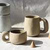 Elegante Steingut-Tasse - Für warme Getränke und mehr