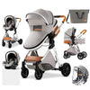 Royal Luxury Baby Kinderwagen 3-in-1 - Vielseitig und Luxuriöses Design