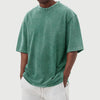 Martino | Heren Gewassen Versleten Katoenen Korte Mouwen T-shirt 2