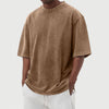 Martino | Heren Gewassen Versleten Katoenen Korte Mouwen T-shirt 6