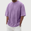 Martino | Heren Gewassen Versleten Katoenen Korte Mouwen T-shirt 7