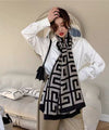 Maze Print Sjaal voor Dames | Lichtgewicht 3