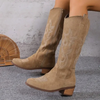 ModeParisienne® Cooper - Klassieke Suède Cowboy Laarzen Dames 5