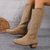 ModeParisienne® Cooper - Klassieke Suède Cowboy Laarzen Dames 5