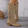 ModeParisienne® Cooper - Klassieke Suède Cowboy Laarzen Dames 6