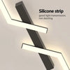 Moderna lampada da soffitto LED - SleekGlow con elegante illuminazione a linee