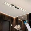 Moderna lampada da soffitto LED - SleekGlow con elegante illuminazione a linee