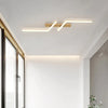Moderna lampada da soffitto LED - SleekGlow con elegante illuminazione a linee