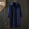 FlowBliss - Lange Oversize Blouse voor Dames