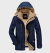 Nelson | Dicker cappotto invernale per uomo con cappuccio e tasche profonde giacca