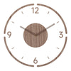 Scandinavische Houten Wandklok - Stijlvolle Tijdweergave voor Een Moderne Sfeer