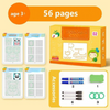 Quaderno Educativo Riutilizzabile - Apprendimento Interattivo senza Tempo davanti allo Schermo