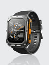 Onverwoestbaar Smartwatch met Hartslagmeter en 14 Dagen Batterijduur – Waterdicht en Schokbestendig voor Actieve Professionals - Oranje