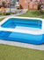 Opblaasbaar Zwembad voor 4 Personen - Duurzaam PVC Family Pool met Ruimtelijk Ontwerp en Comfortabele Loungefunctie | C