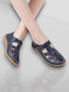 Orthopedische Hollow-Out Dames Sandalen – Ademend, Schokabsorberend en Comfortabel | Blauw A