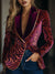 Oversized blazer met zebraprint voor dames | Losse pasvorm 0