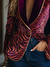 Oversized blazer met zebraprint voor dames | Losse pasvorm 2