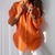 Oversized shirt met lange mouwen voor dames | Gestructureerd ontwerp 1