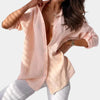 Oversized shirt met lange mouwen voor dames | Gestructureerd ontwerp 2
