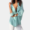 Oversized shirt met lange mouwen voor dames | Gestructureerd ontwerp 3