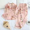 Zijdezachte Dames Pyjama - Comfortabele Nachtkleding