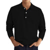 Poloshirt met lange mouwen voor heren | Moderne pasvorm 0