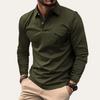 Poloshirt met lange mouwen voor heren | Tijdloos design 0