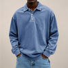 Poloshirt met lange mouwen voor heren | Zachte katoenmix 0