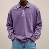 Poloshirt met lange mouwen voor heren | Zachte katoenmix 6