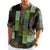 Poloshirt voor heren, 3D-printontwerp | Normale pasvorm 0