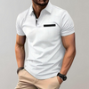 Poloshirt voor heren | Normale pasvorm, klassiek design | Casual 0