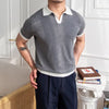 Poloshirt voor heren, korte mouwen, gebreid | normale pasvorm 1