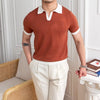 Poloshirt voor heren, korte mouwen, gebreid | normale pasvorm 2