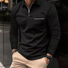 Poloshirt voor heren, ritssluiting | ademend 0