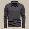 Poloshirts met lange mouwen voor heren | Comfortabele pasvorm 0