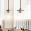 TravéLume - Lampada a sospensione in travertino di lusso con design elegante