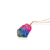 Collana in quarzo arcobaleno