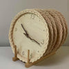 Ronde Rieten Wanduhr