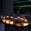 Lampada da tavolo ricaricabile USB dorata – illuminazione dimmerabile con lunga durata della batteria