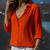Relaxed Fit Blouse voor Dames | Klassieke Kraag 1
