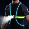 Gilet di sicurezza LED riflettente per corsa da uomo/donna ad alta visibilità