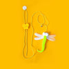 KittySwing – Giocattolo a dondolo per gatti con corda elastica per appendere