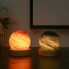 KosmosGloed - Lampada Notturna 3D Pianeti di Cristallo