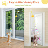 KittySwing – Giocattolo a dondolo per gatti con corda elastica per appendere