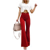 Damen Cordhosen Ausgestellte Hose